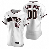 Arizona Diamondbacks Customized Nike White Crimson Stitched MLB Flex Base 2020 Home Jersey,baseball caps,new era cap wholesale,wholesale hats